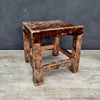 LOZI STOOL (ZAMBIA) SQUARE 25W 30H