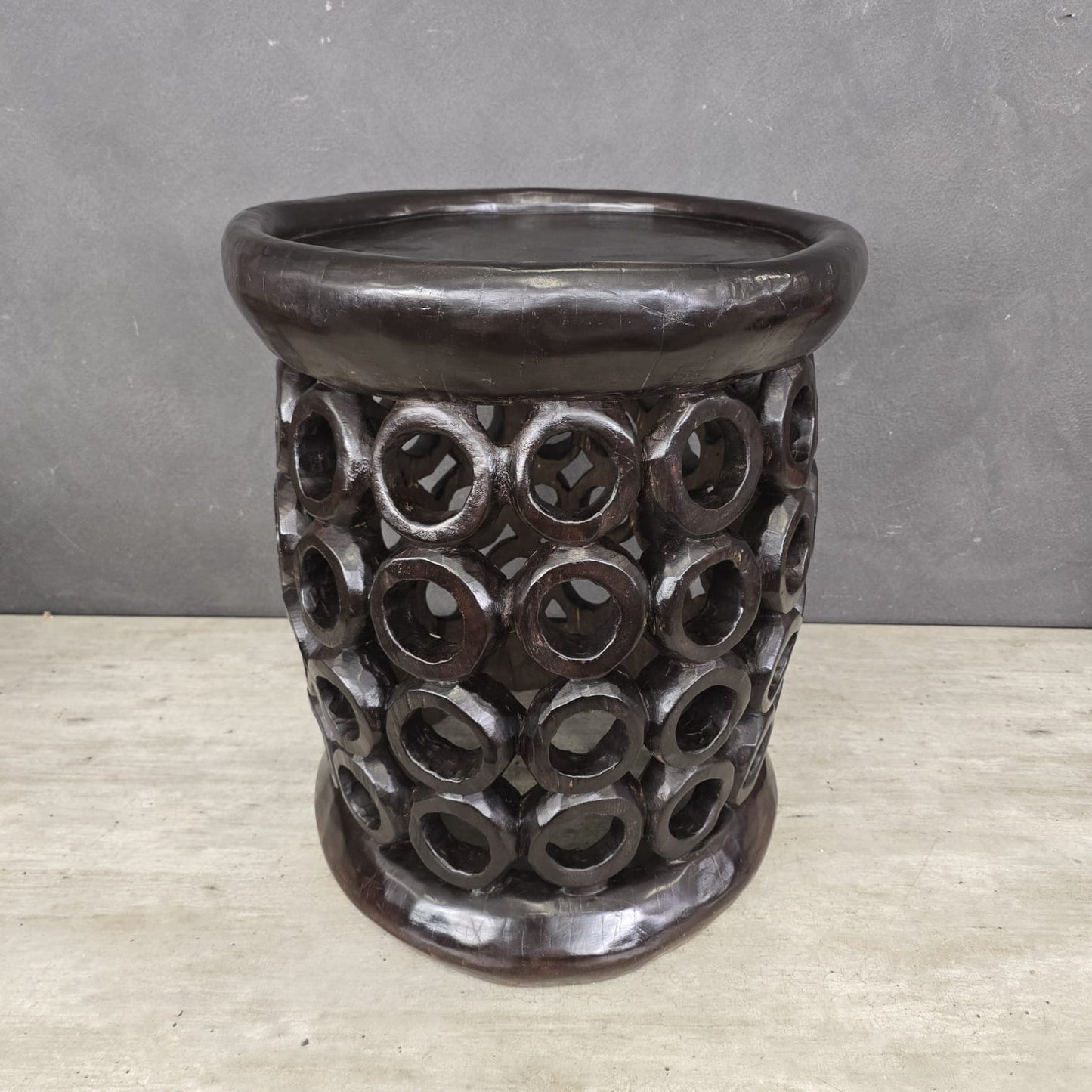 STOOL/SIDE-TABLE (CAMEROON) 50D 60H
