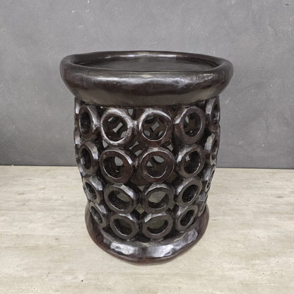 STOOL/SIDE-TABLE (CAMEROON) 50D 60H
