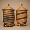 TUTSI CONTAINER BASKET & LID (RWANDA) 40H