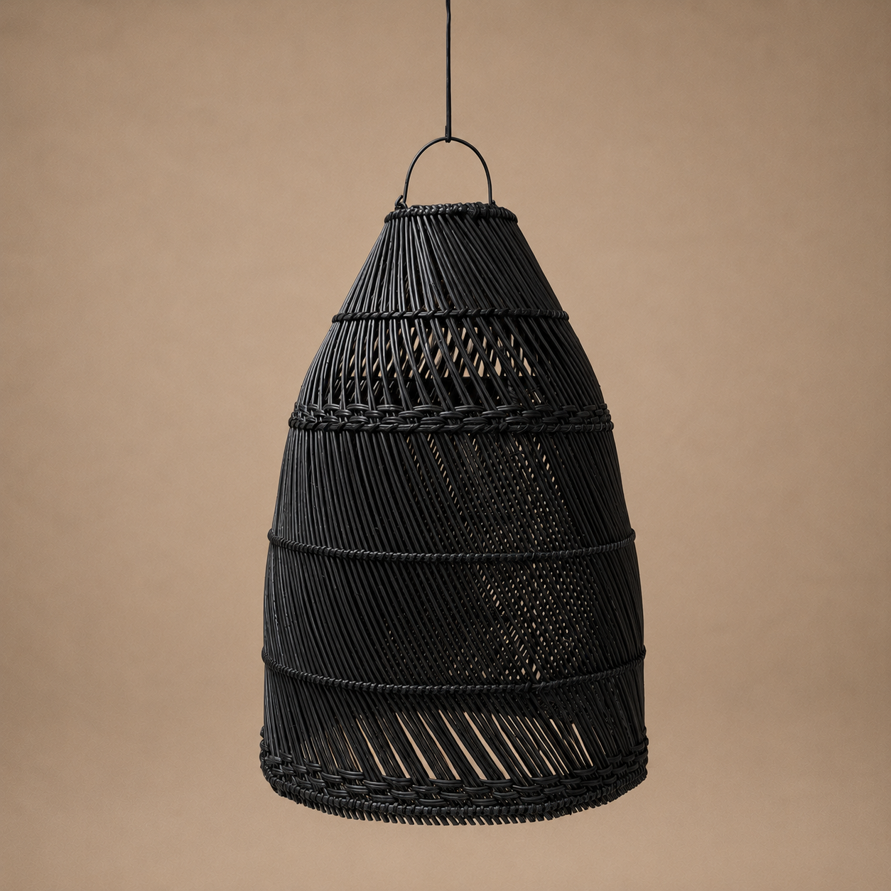 RATTAN LAMPSHADE (INDONESIA) GREEK 40L 40W 55H NAT