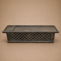 Bamileke Bed Table - Dark from Cameroon styled in a modern African-inspired interior