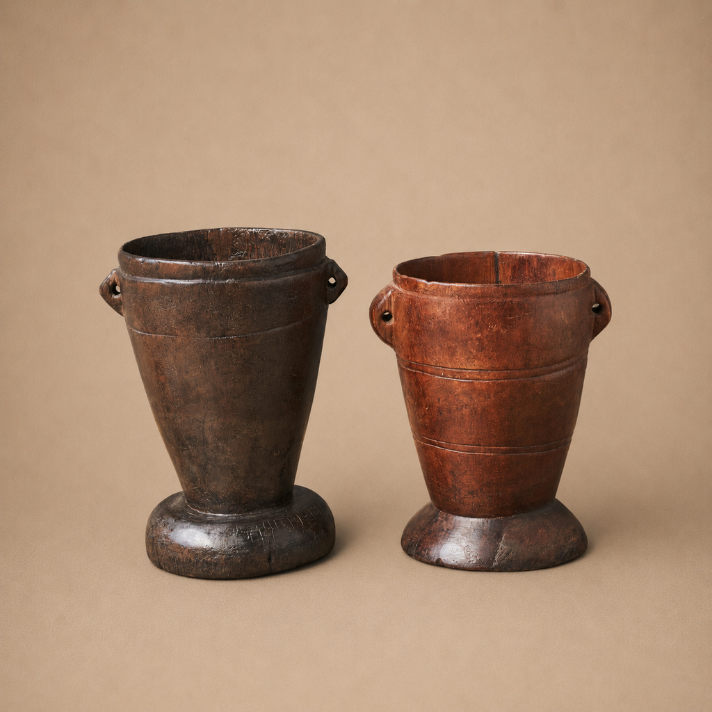 LOZI MILK JUG (ZAMBIA) 18D 32H