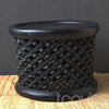 BAMILEKE STOOL/SIDE-TABLE (CAMEROON) 60D 43H DARK