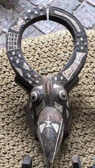 MOSSI ZOOMORPHIC MASK (BURKINA FASO) LRG