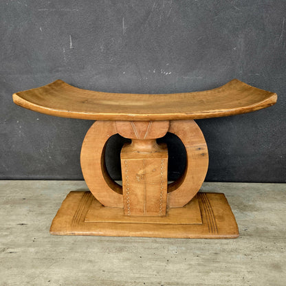 ASANTI STOOL (GHANA) LRG SP