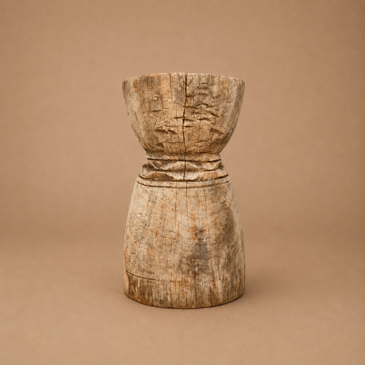 MAKONDE GRAIN MORTAR/SIDE-TABLE (TANZANIA) 48H NAT