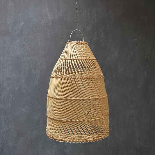 RATTAN LAMPSHADE (INDONESIA) GREEK 40L 40W 55H NAT
