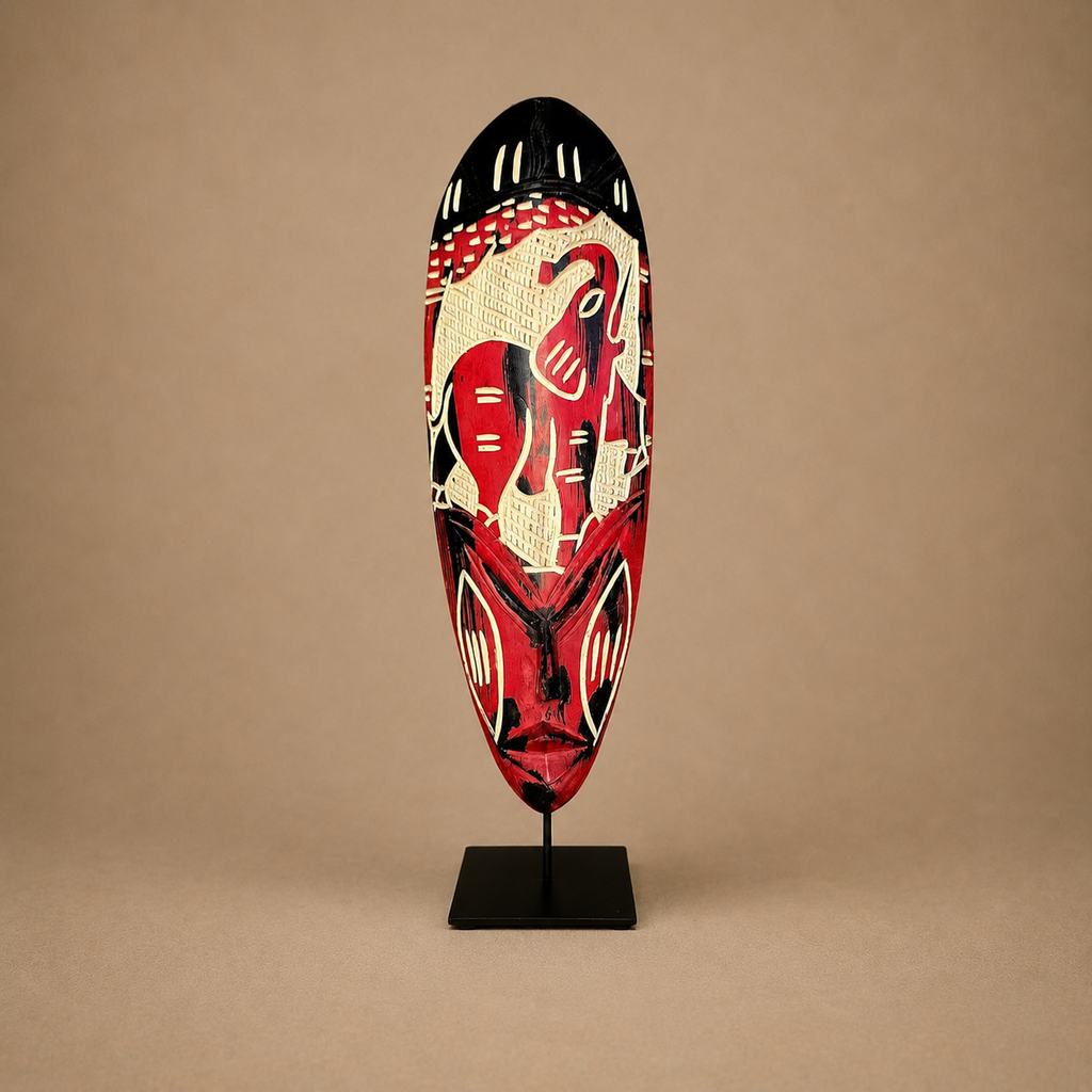 ASHANTI SHAKPA MASK (GHANA) 30H
