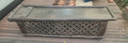 Bamileke Bed Table - Dark - hand-carved solid wood from Cameroon at Togu'na
