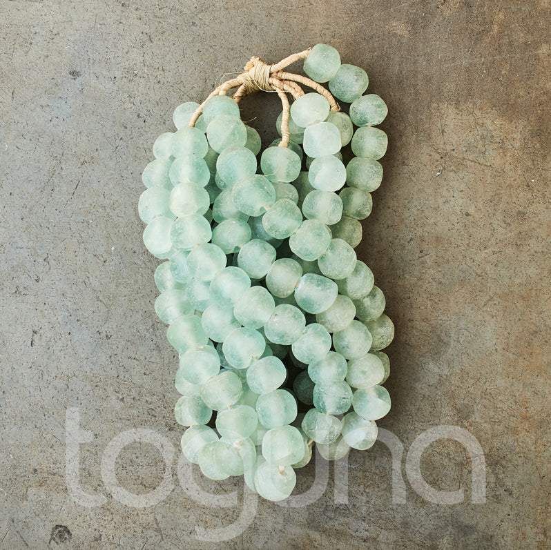 RECYCLED GLASS BEAD (GHANA) XL OPAQUE