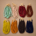 RECYCLED GLASS BEAD (GHANA) MED PKT