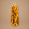 AFRICAN AMBER BEAD (KENYA) MED OVL