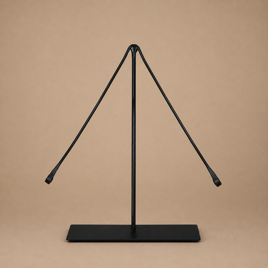 BASKET STAND BLK LRG