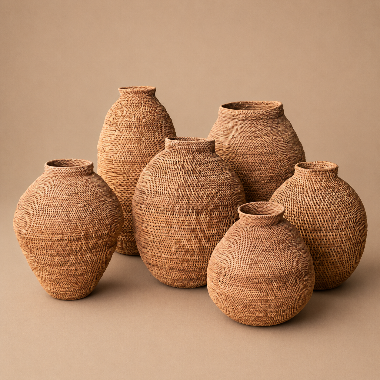 BUHERA BASKET (ZIMBABWE) CONTAINER 48-65H NATURAL