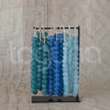 RECYCLED GLASS BEAD (GHANA) XL SEA BLUE