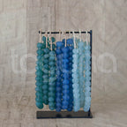 RECYCLED GLASS BEAD (GHANA) XL SEA BLUE
