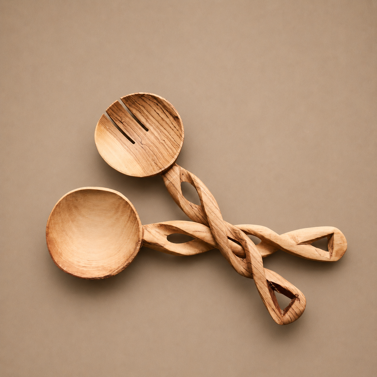 SALAD SERVERS (KENYA) 32L TWIST