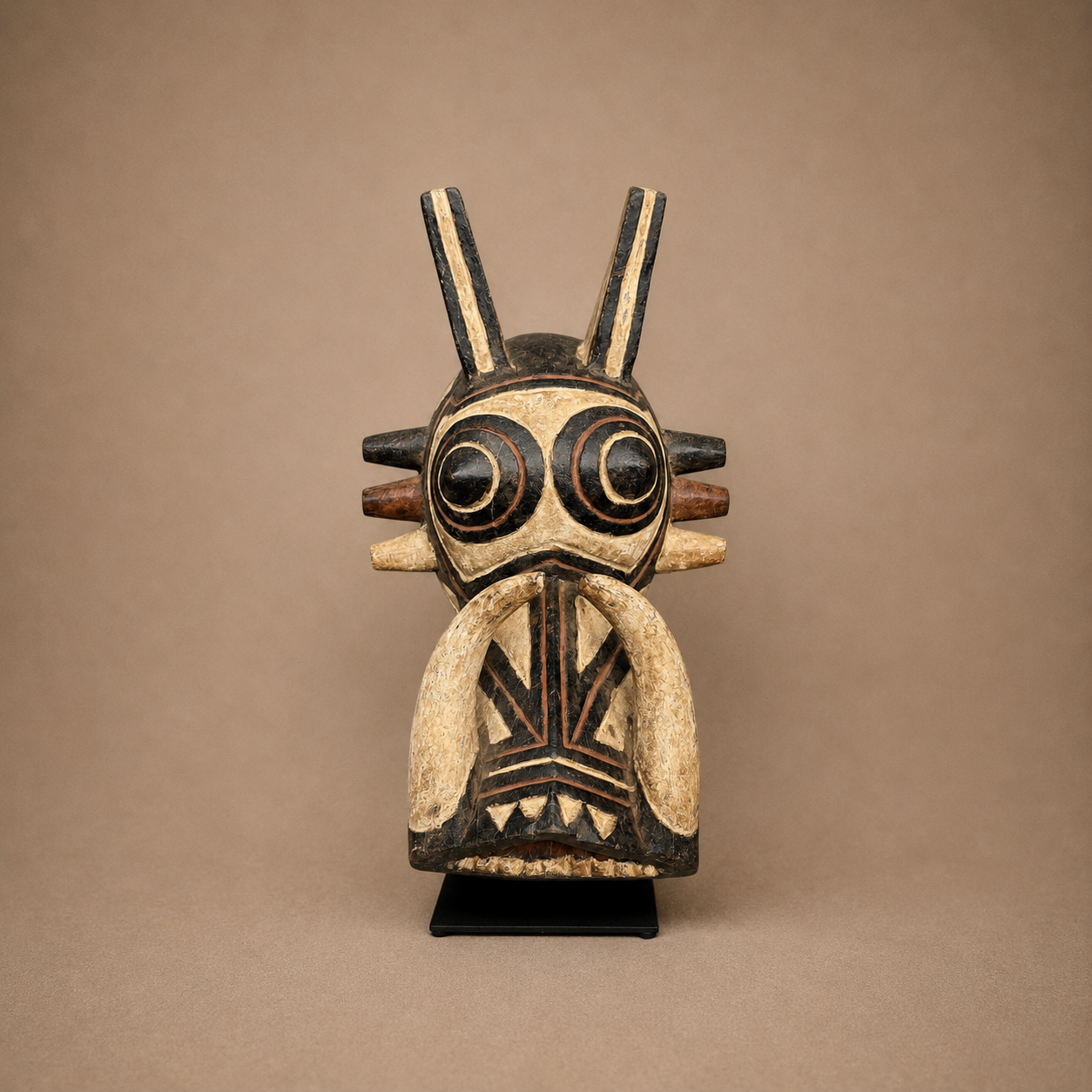 MOSSI ZOOMORPHIC MASK (BURKINA FASO) LRG