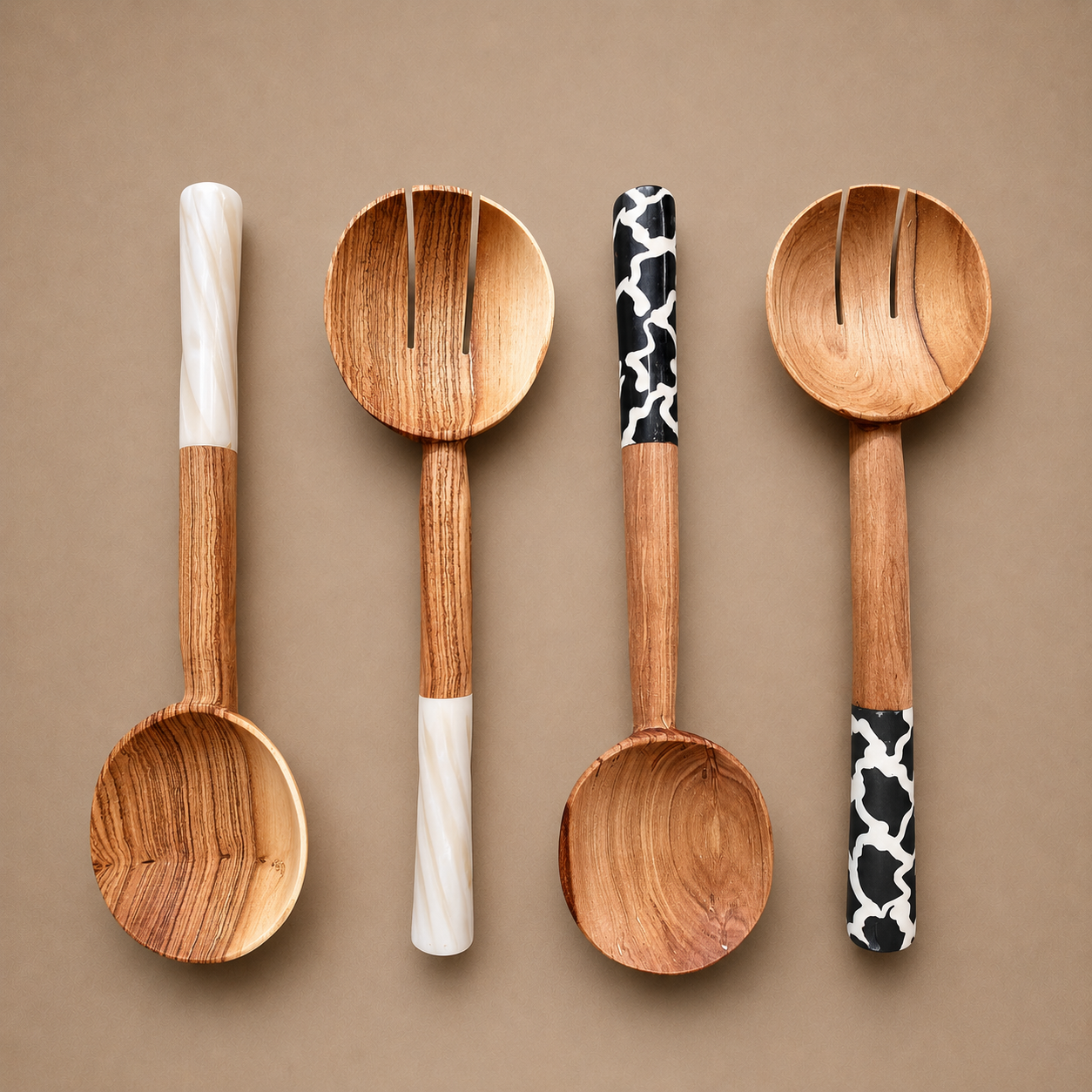 SALAD SERVERS (KENYA) 32L MIX