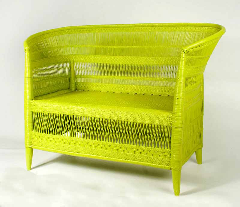 CHAIR LOVESEAT (MALAWI) 110L 59W 84H CUST