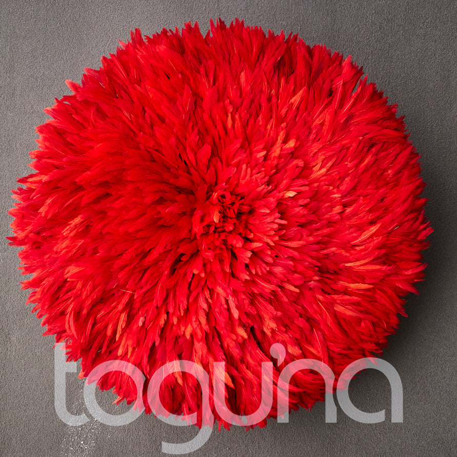 JUJU HEADDRESS (CAMEROON) 80D RED