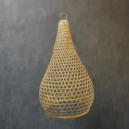 BAMBOO LAMPSHADE (INDONESIA) CONE 50L 50W 85H NAT