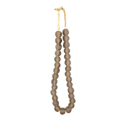 RECYCLED GLASS BEAD (GHANA) LRG COLA