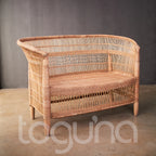 CHAIR LOVESEAT (MALAWI) 110L 59W 84H NAT