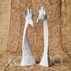 GIRAFFE HEAD (SWAZILAND) 40H WHITEWASH