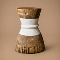 TONGA GRAIN MORTAR/SIDE-TABLE (ZIMBABWE) 31D 62H CUSTOM