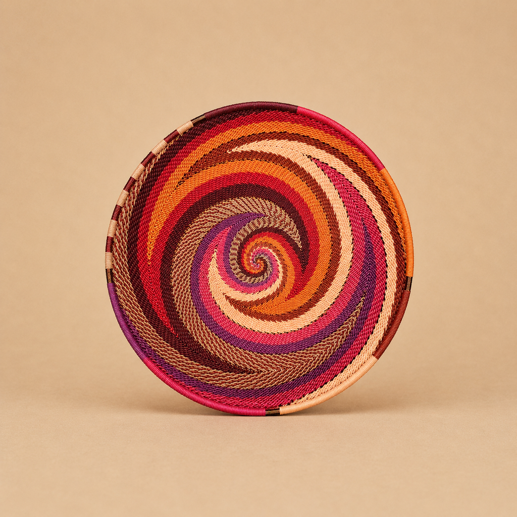 TELEPHONE WIRE BASKET (SOUTH AFRICA) BOWL 20D