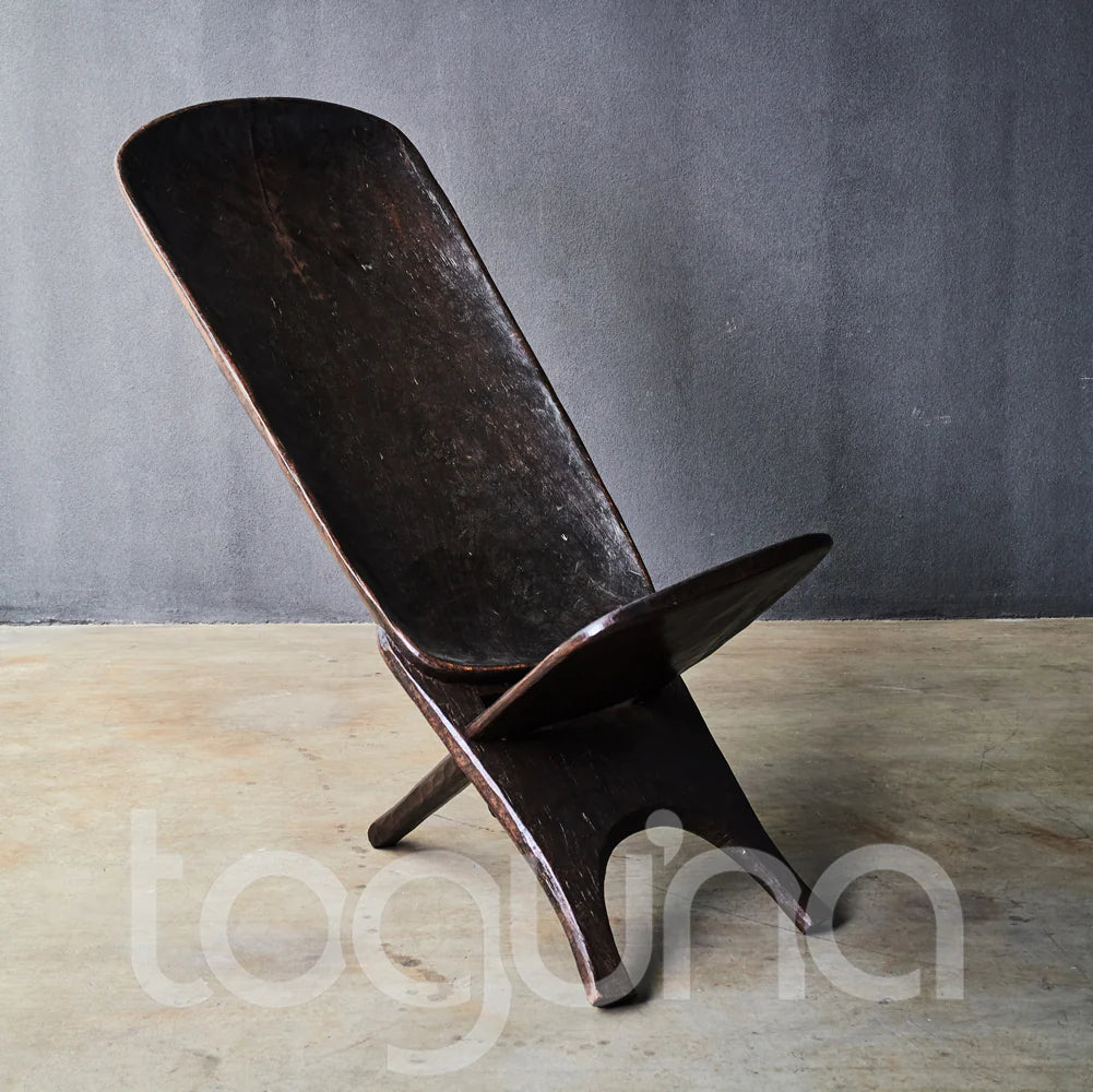 SENUFO STOOL/SIDE-TABLE (IVORY COAST) LRG 60L 47W 45H