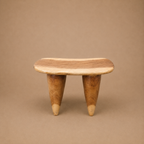 SENUFO STOOL/SIDE-TABLE (IVORY COAST) XS 42L 33W 28H