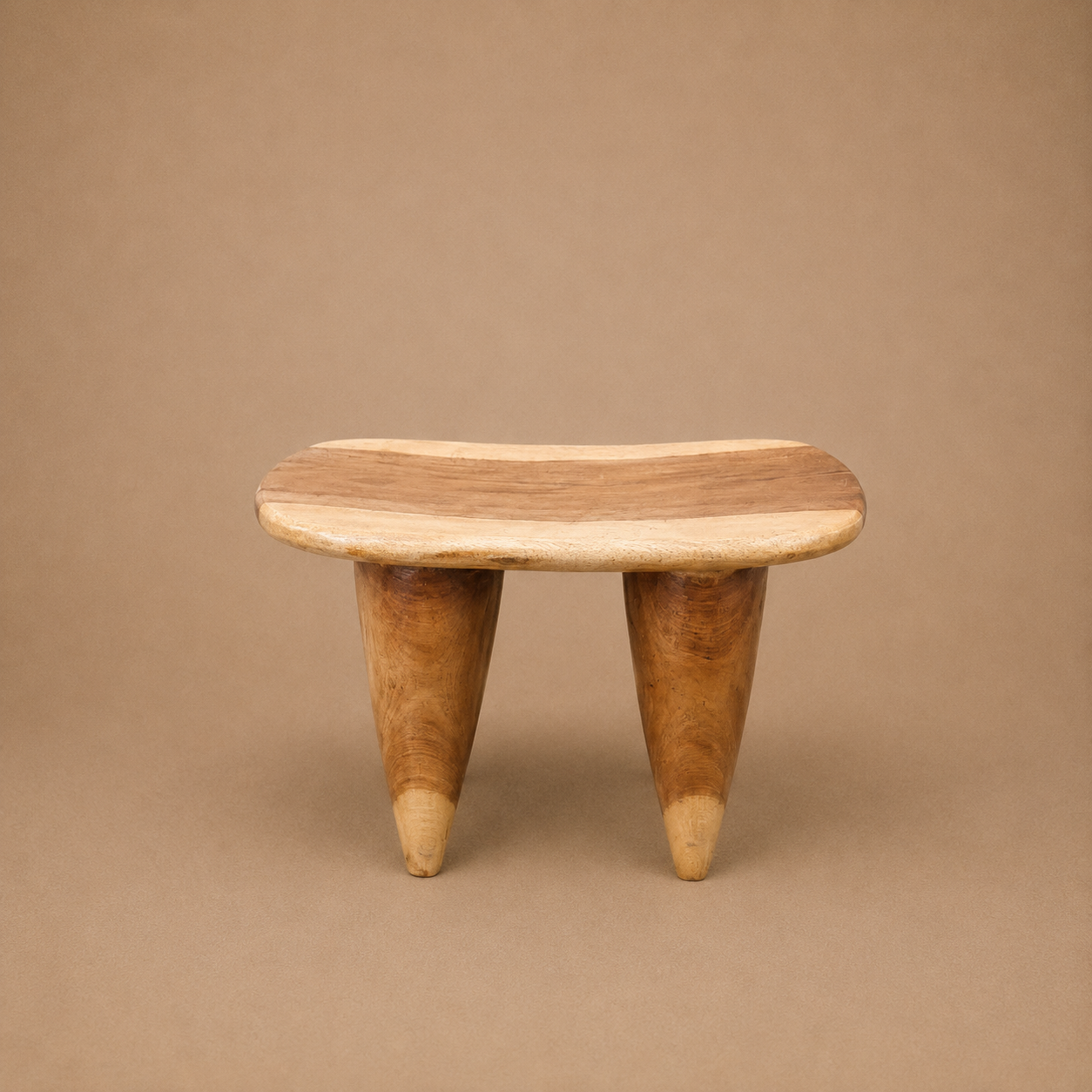 SENUFO STOOL/SIDE-TABLE (IVORY COAST) XS 42L 33W 28H