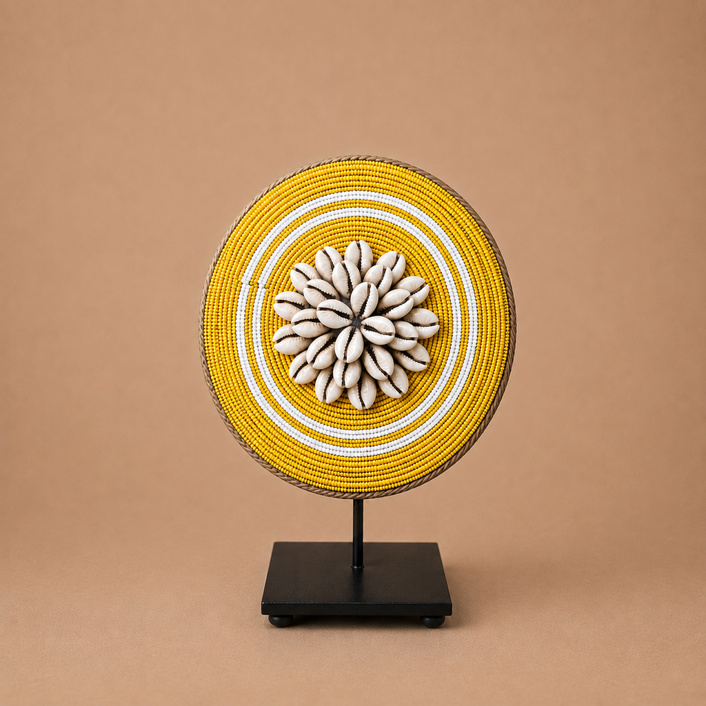 DECORATIVE SHIELD (CAMEROON) 15D BEADED