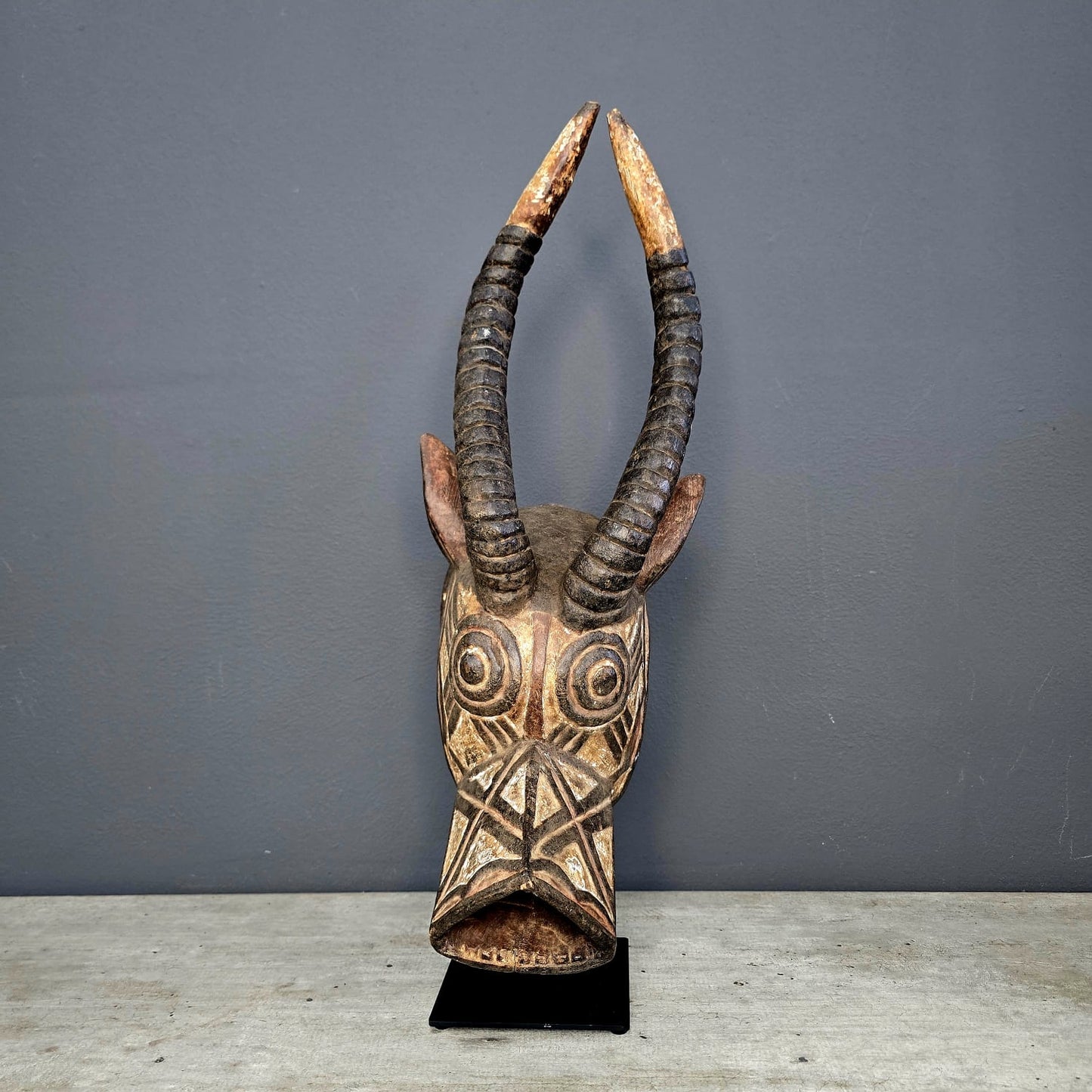 MOSSI ZOOMORPHIC MASK (BURKINA FASO) MED