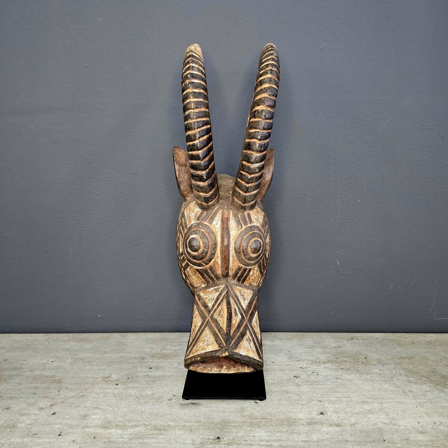 MOSSI ZOOMORPHIC MASK (BURKINA FASO) MED