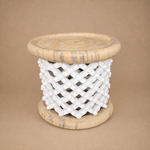 Bamileke Stool - Custom Standard - hand-carved solid wood from Cameroon at Togu'na