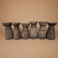 LOZI GRAIN MORTAR/SIDE-TABLE (ZAMBIA) 46H 25D NAT