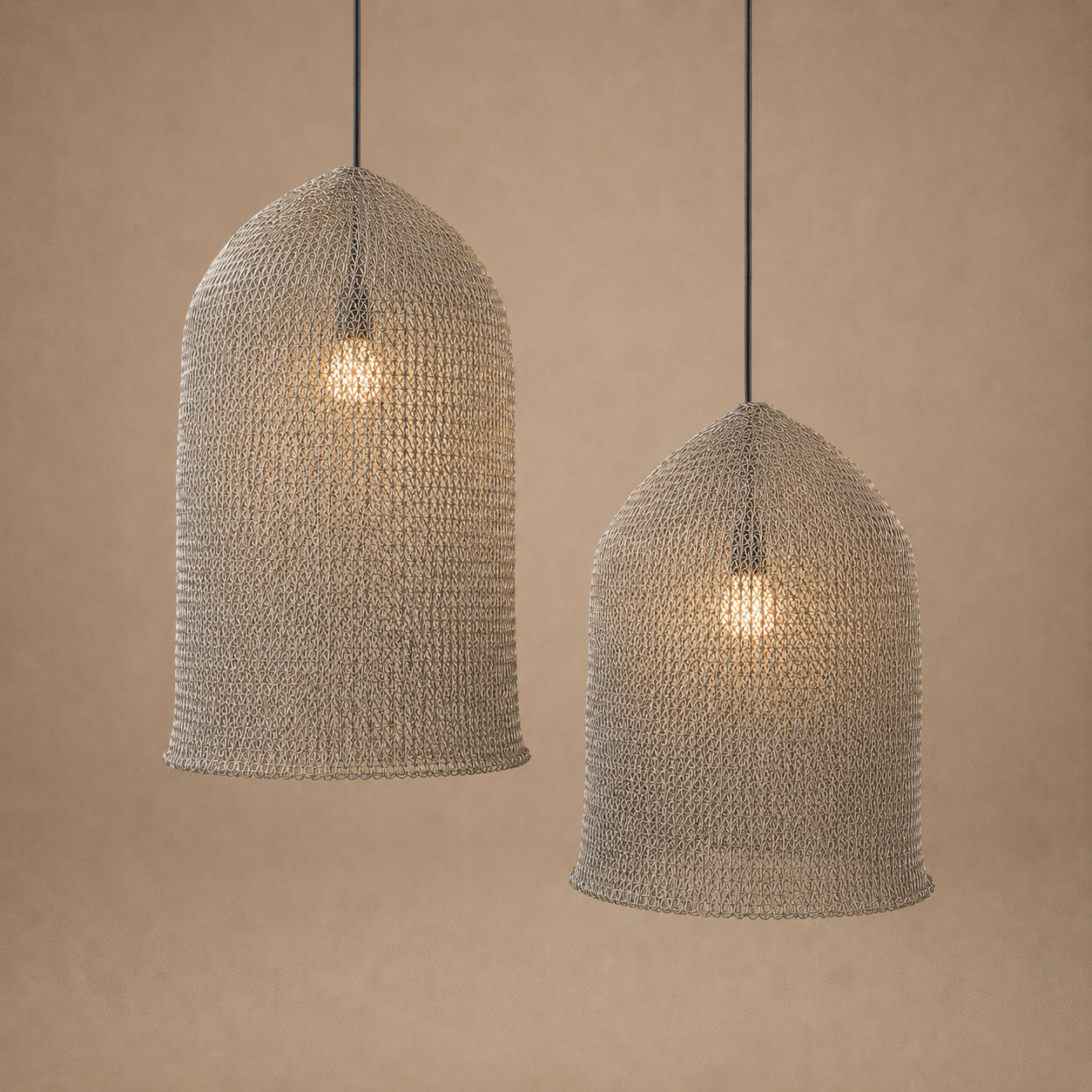 WOVEN WIRE LAMP (INDONESIA)