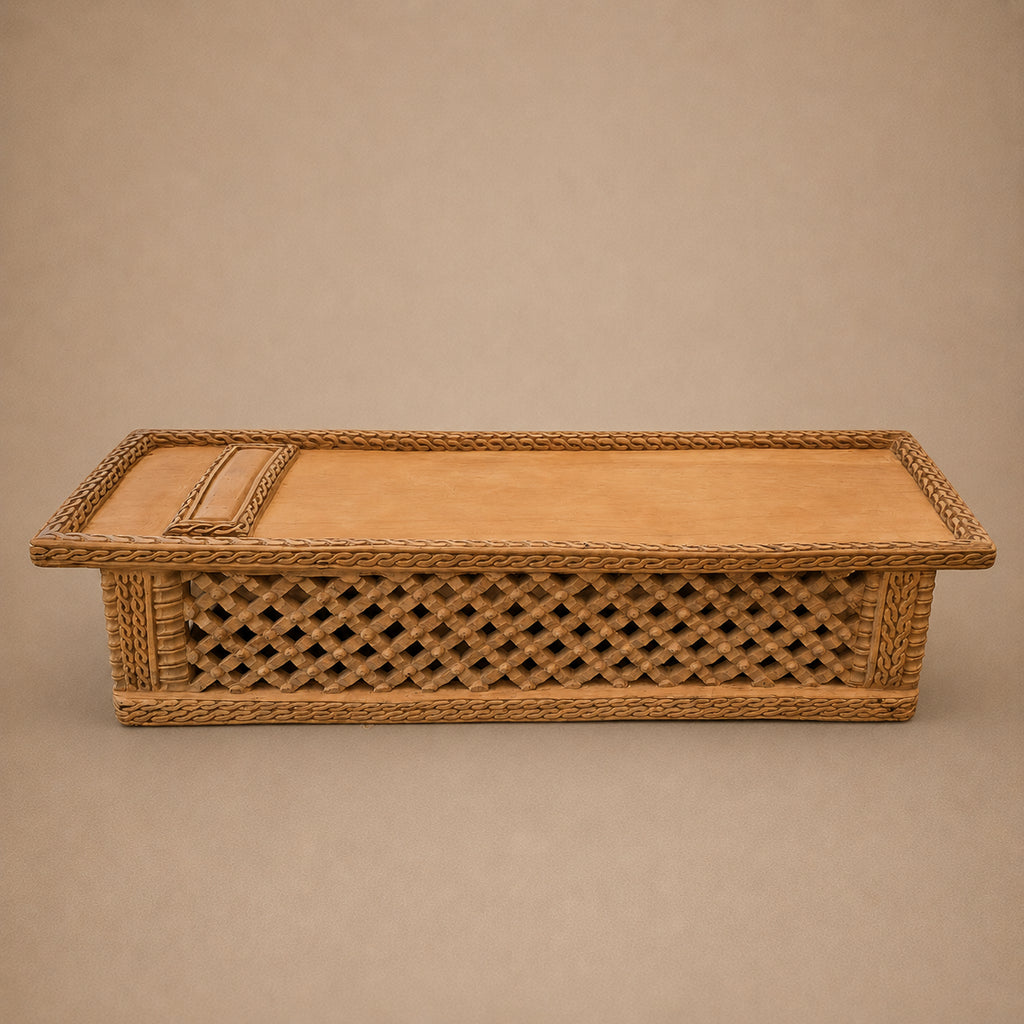 BAMILEKE BED/TABLE (CAMEROON) 176L 60W 45H