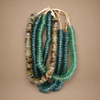 GLASS BEAD (GHANA) DONUT LRG