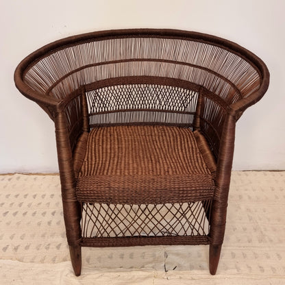CHAIR SNGL (MALAWI) 78L 59W 84H DRK