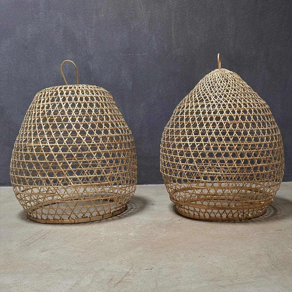 BAMBOO LAMPSHADE (INDONESIA) BELL 40L 40W 55H NAT