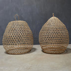 BAMBOO LAMPSHADE (INDONESIA) BELL 40L 40W 55H NAT