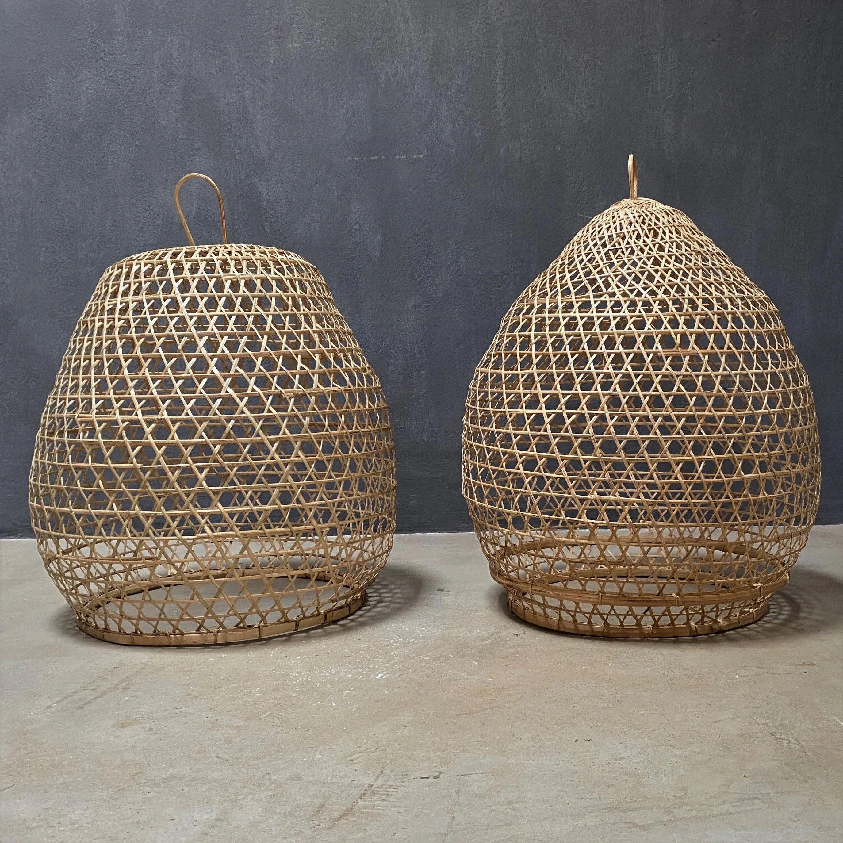BAMBOO LAMPSHADE (INDONESIA) BELL 40L 40W 55H NAT