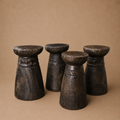 LOZI GRAIN MORTAR/SIDE-TABLE (ZAMBIA) 54H 30D NAT