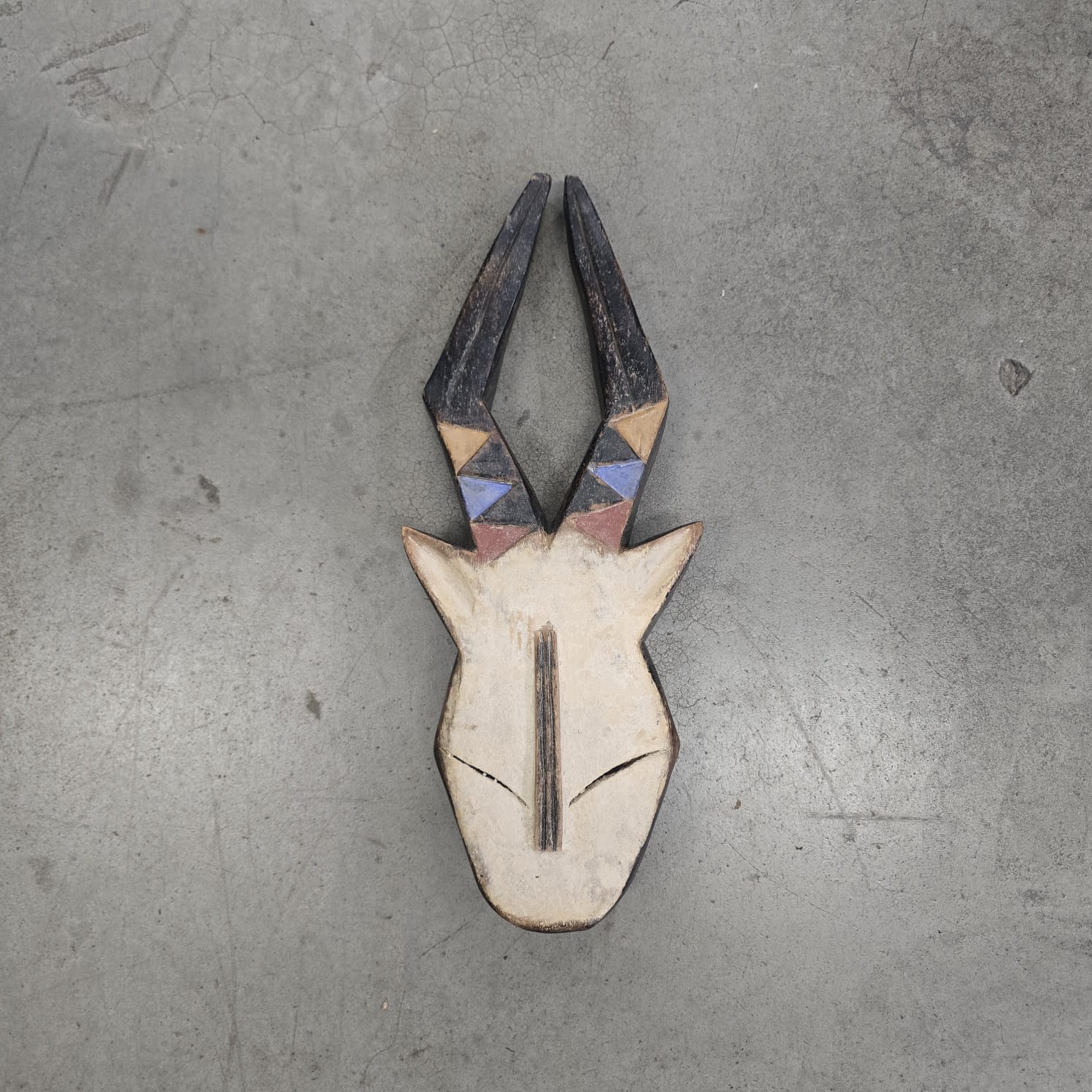 KWELE MASK (REPUBLIC OF THE CONGO) ANTELOPE 40H
