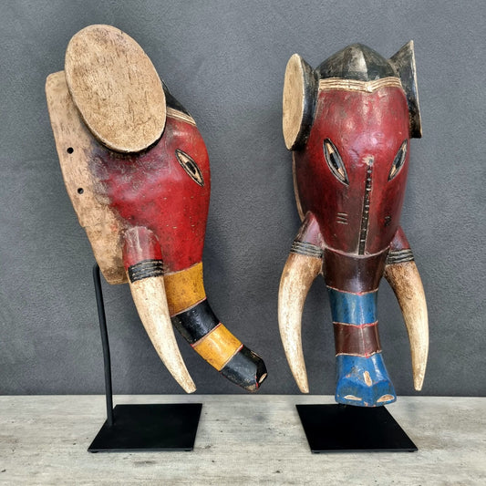 GURO MASK (IVORY COAST) ELEPHANT 40H